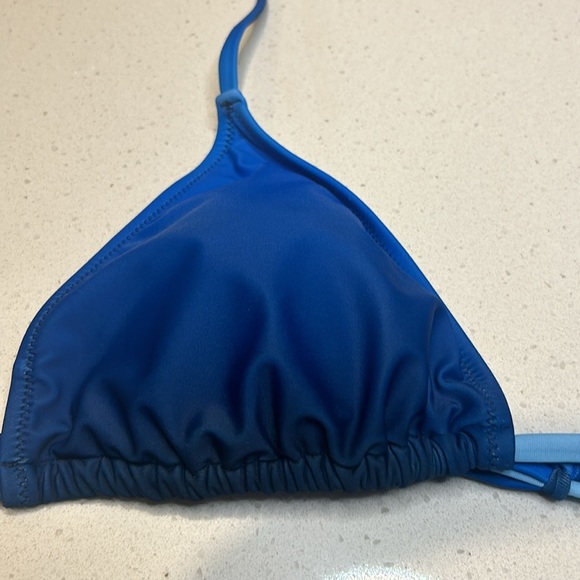 Triangle Gradient Blue Low Cut Bikini Women size M - Picture 4 of 14